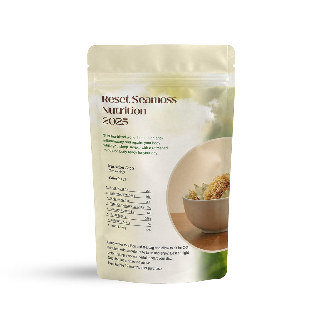 Reset Seamoss Tea